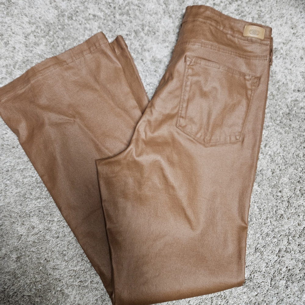 Sofia by Sofia Vergara Brown Flare Wide Leg Jeans